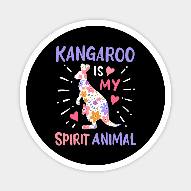 Kangaroo Australia Spirit Animal Magnet by CreativeGiftShop